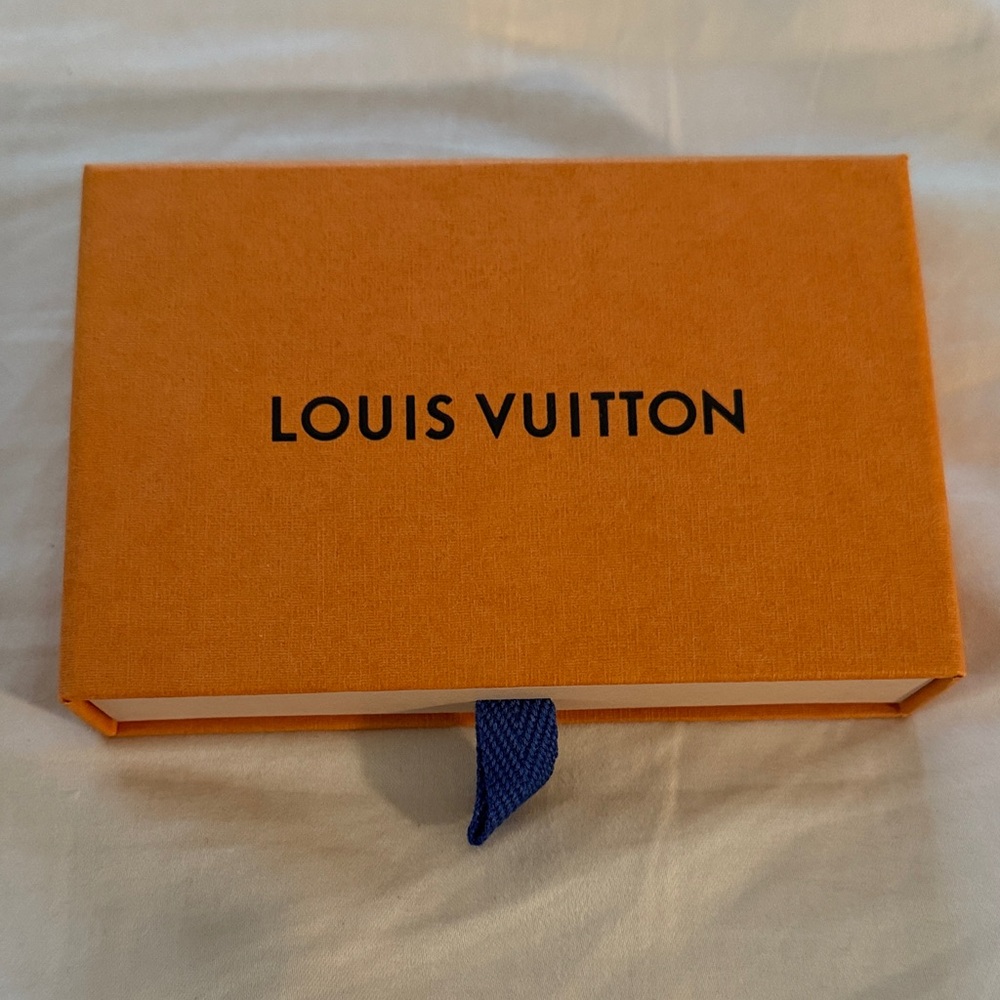 Louis Vuitton Vibrant Orange Box with Blue Tab